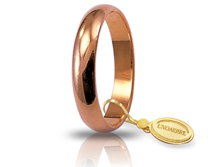 Fede Unoaerre classica gr.5 oro rosa  18 kt.