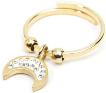 Anello donna Marlù 18AN071G LUNA PENDENTE PVD ORO