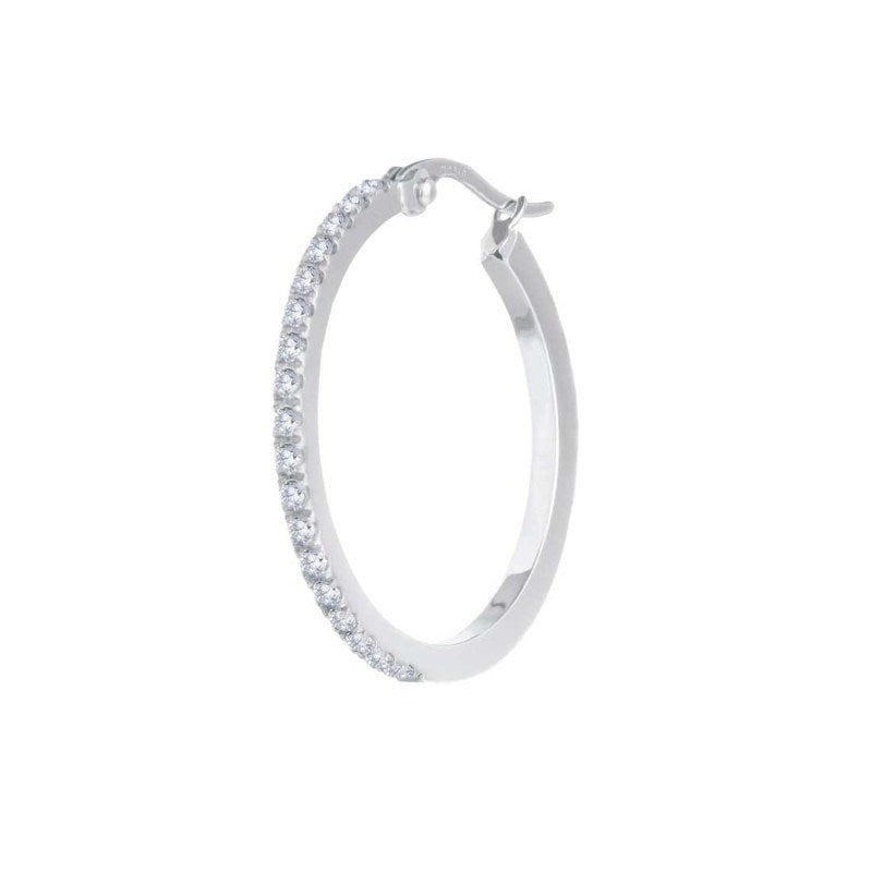 Marlù orecchino a cerchio con zirconi 31OR0027W