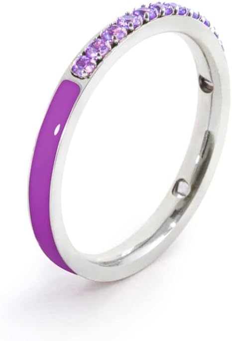 MARLU' Anello con zirconi e smalto 31AN0007P