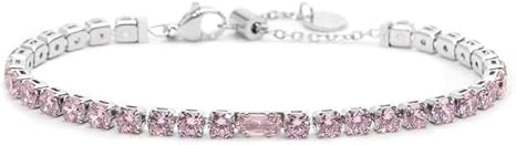 Marlù bracciale tennis 4mm con zircone centrale 31BR0007-LF