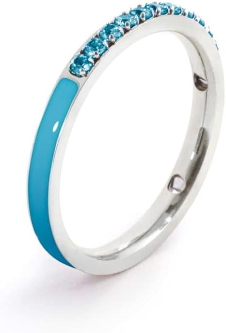 MARLU' Anello con zirconi e smalto 31AN0007AM