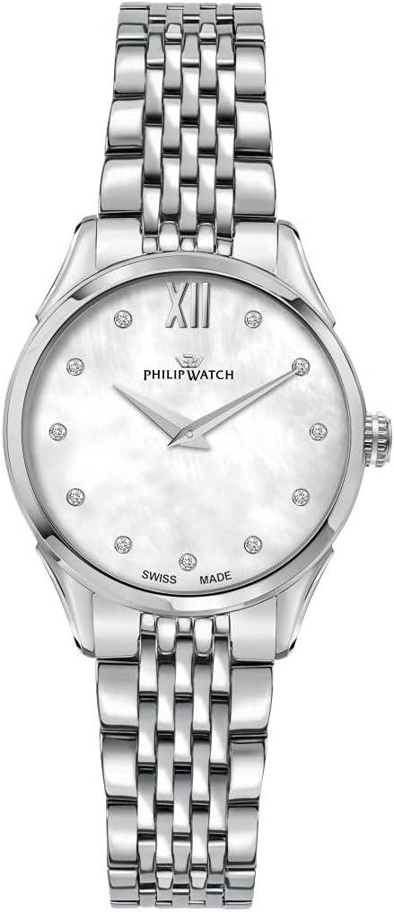 Philip Watch ROMA Orologio Donna Solo tempo in Acciaio, Diamanti - R8253217501
