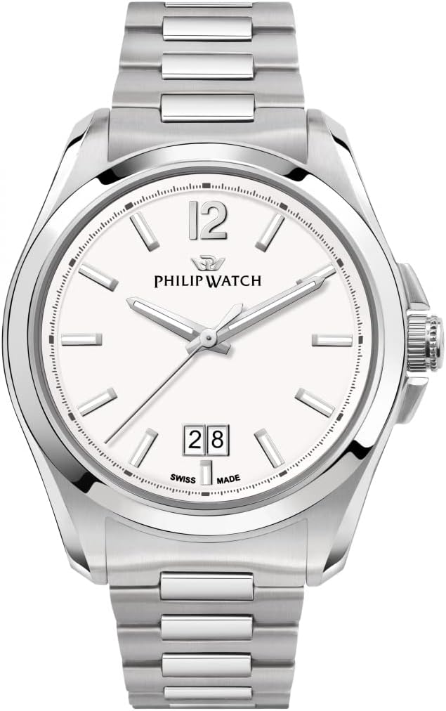 Philip Watch AMALFI Orologio Uomo Tempo e data in Acciaio - R8253218001