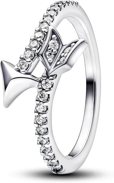 PANDORA Anello da donna con freccia lucida, argento 193619C01