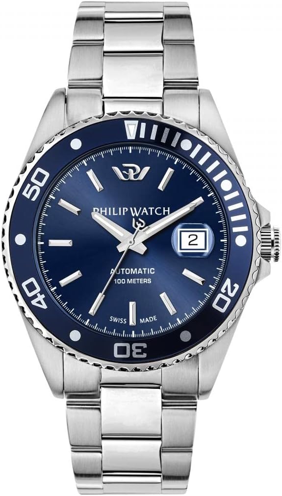 Philip Watch Caribe Orologio Uomo, Automatico - 42mm  R8223597034