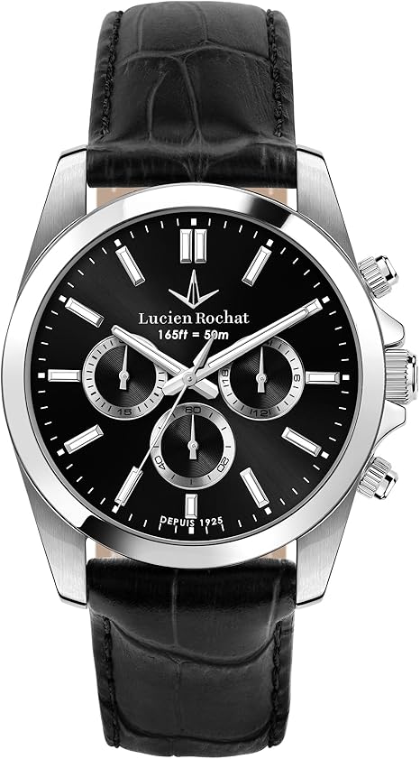 LUCIEN ROCHAT Lèman Orologio Uomo, Cronografo, Analogico - 41mm  R0471617001