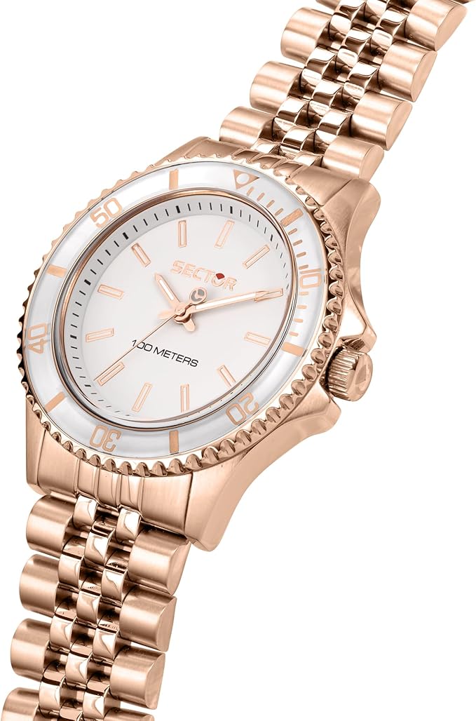 Sector Orologio Donna, Collezione 230, Solo tempo, 3H, in Acciaio, PVD Oro rosa - R3253161531