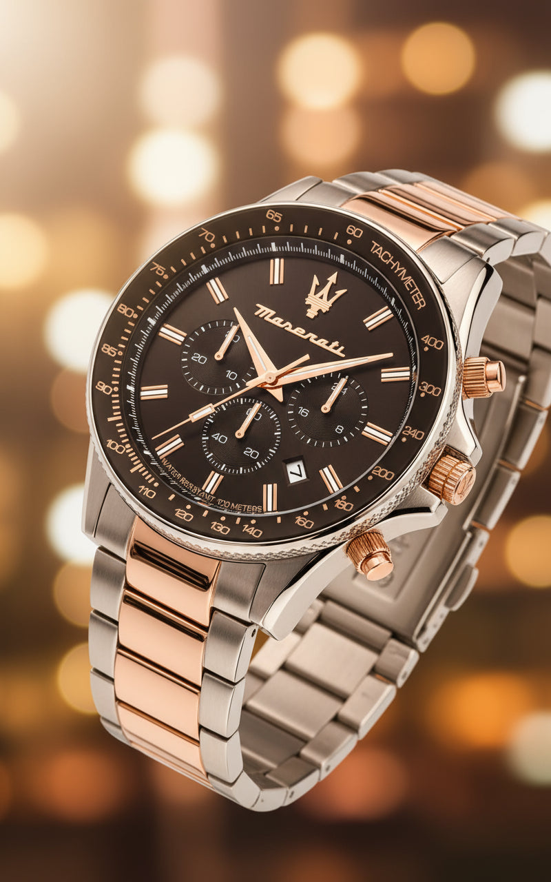 Maserati Sfida Orologio Uomo, Cronografo, Analogico - 43mm  R8873640021