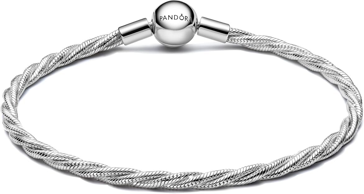 PANDORA - Bracciale da donna in argento intrecciato- 593757C00