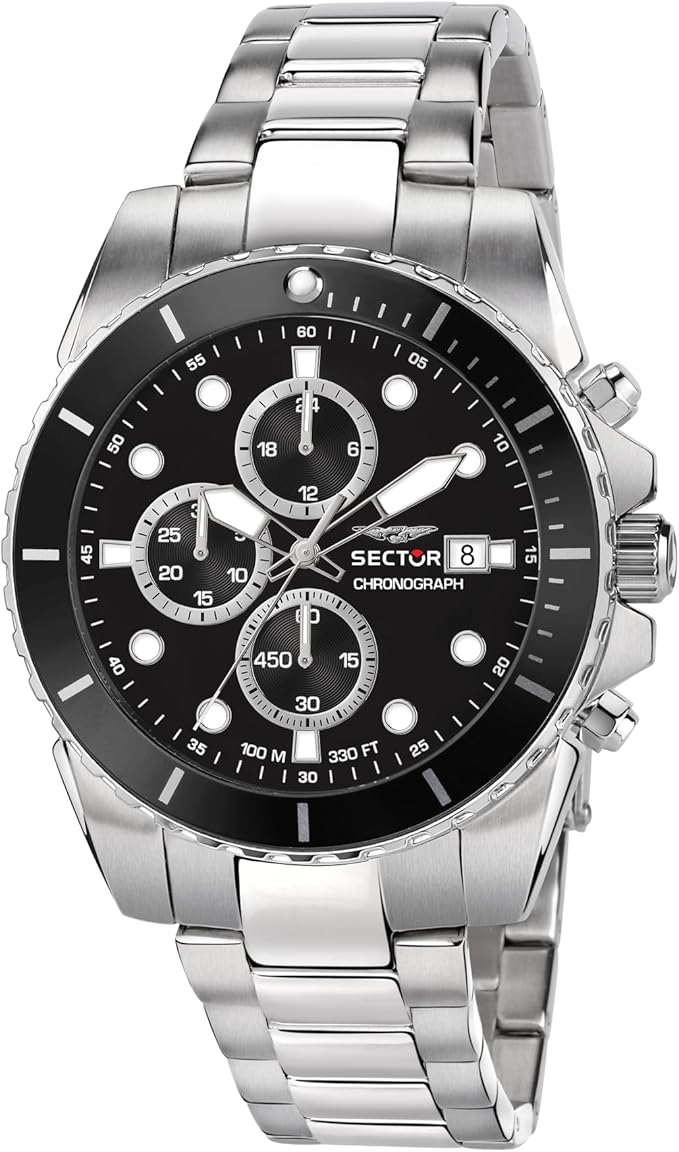 Sector 450 Orologio Uomo Cronografo in Acciaio - R3273776002