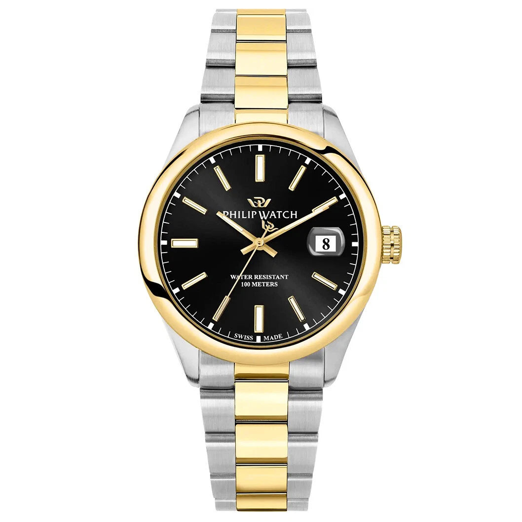 Philip Watch Caribe Orologio Uomo, Tempo e data, Analogico - 39mm