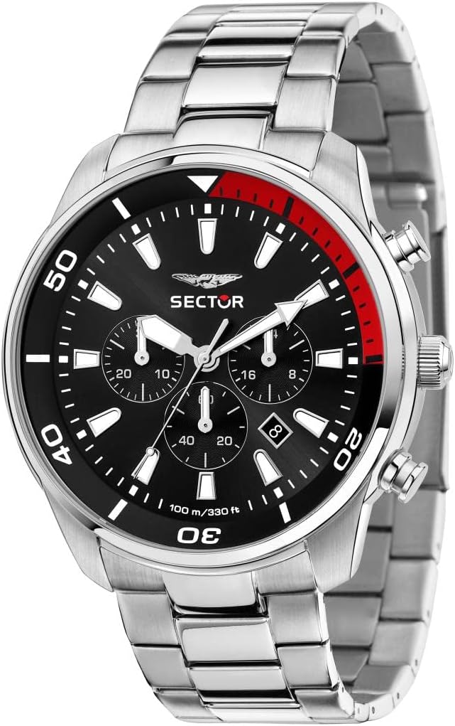 Sector No Limits Oversize Orologio Uomo, Cronografo, Analogico - R3273602018